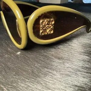 Loewe | Accessories | Loewe Green And Gold Sunglasses With  display picture 3